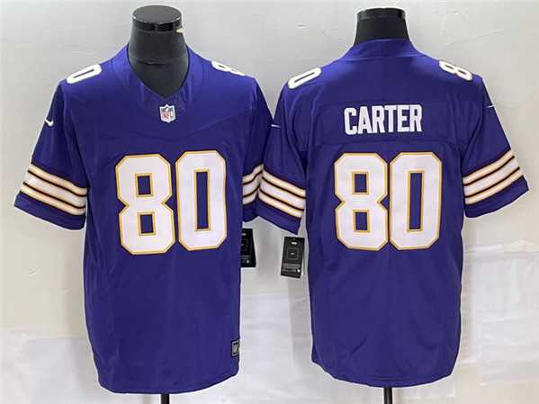 Men%27s Minnesota Vikings #80 Cris Carter Purple 2023 F.U.S.E. Vapor Untouchable Limited Stitched Jersey->minnesota vikings->NFL Jersey